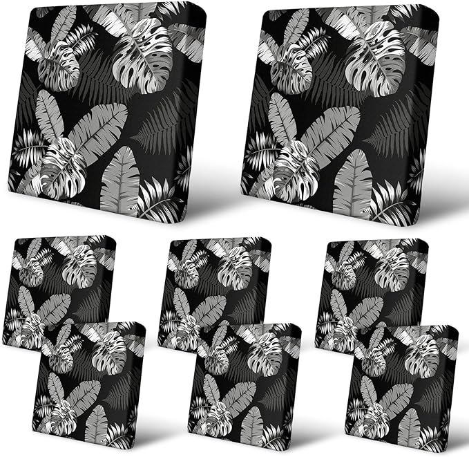 8Pcs Patio Cushion Covers Stretch Outdoor Furniture Protector Slipcovers | by pickyNproud