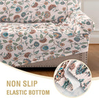 H.VERSAILTEX Printed Loveseat Covers 2 Cushion Couch Covers - Image 7