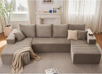 Sectional Cloud Couch for Living Room, Modular Floor Deep-Seat Sofa, Big Comfy - Image 7