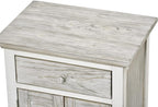 Sea Winds Trading Islamorada Nightstand 1 Drawer 2 Door Two-Tone Distressed - Image 4