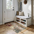 RELEANY Washable 2'x4' Abstract Area Rug by RELEANY