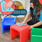 Children's Factory Adapta-Bench, CF910-028 Red, Kids Flexible Seating, - Image 7