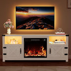 YESHOMY LED Fireplace TV Stand - Image 9