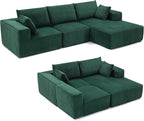 Weture 108” Modular Sectional Sofa, Cloud Sectional Couch - Image 8