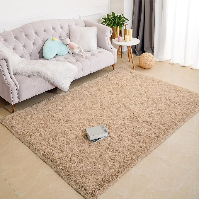 Chicrug Soft Area Rugs for Bedroom Living Room Plush Fluffy Rug 9x12 | Shag - Image 9
