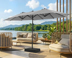SUPERJARE 13FT Outdoor Patio Umbrella by SUPERJARE