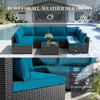 WWR Patio Furniture Set 7 Piece - Image 4