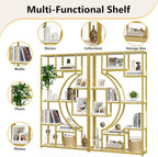 HolliWill Modern Book Shelf, 70.8 Inch Tall Etagere Bookcase, - Image 8