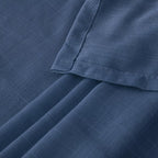 BGment Short Navy Blue Semi Sheer Curtains 40 Inch Length - Image 7