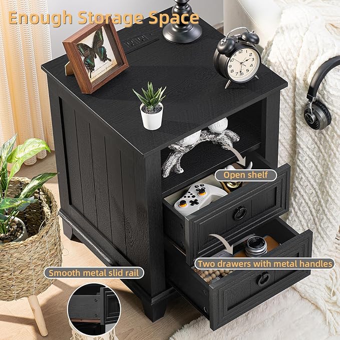 Joaxswe 18" Night Stands Set of 2 - Image 4