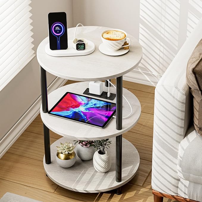 XBurmo Small Round End Table by XBurmo