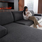 OHSIO Couch Cushion Covers for Sectional Sofa, Stretch Soft Sofa Slipcovers by OHSIO