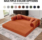 79'' Folding Sofa Bed, Convertible Sleeper Couch - Image 8