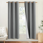 NICETOWN 100% Absolutely Blackout Linen Curtains by NICETOWN