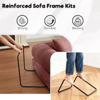 ZEIINPA 78.5 Inch Convertible Sleeper Sofa Bed, 5 in-1 Boneless Floor Couch Bed - Image 5
