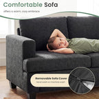 YOUDENOVA Sofa, 3 Piece Set Comfy Sofa, Loveseat & 2 3-Seater Couch - Image 7