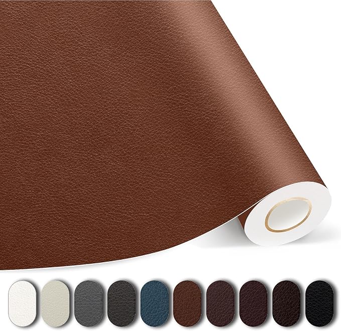 Leather Repair Patches, 17X158 Inch Self-Adhesive Leather Repair Tape, Stretch by GiveYourFurnitureaNewLife