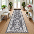 HEBE Boho Kitchen Mats for Floor 24''x120'', Non Slip Washable Runner Rug | by HEBE