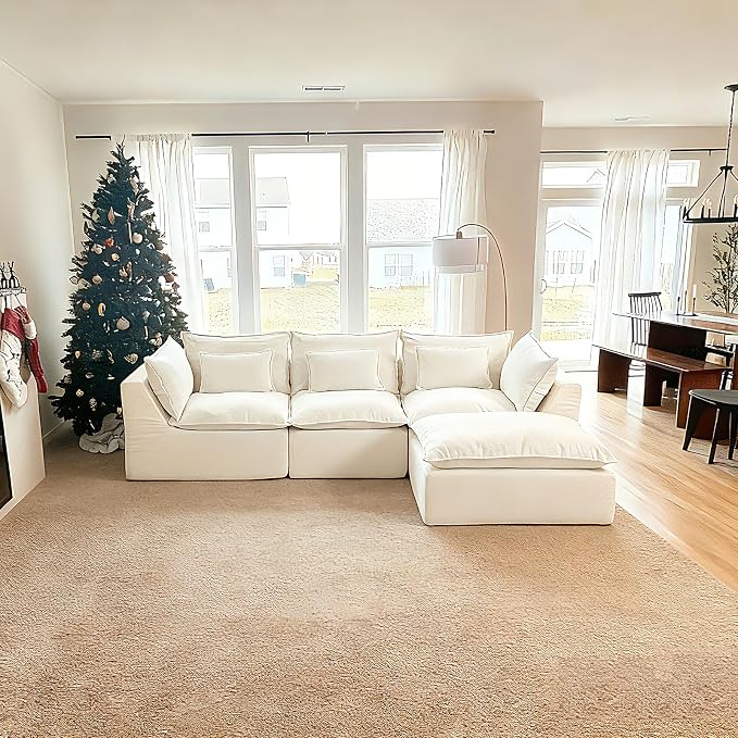 Boneless Couch Sectional Cloud Couch 102.3'' Oversized Modular Sectional Sofa - Image 9