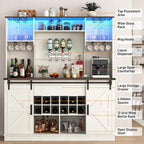 Farmhouse Coffee Bar Cabinet - Image 7