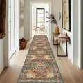 Yamaziot Washable Runner Rug, 2x12 Non-Slip Boho Hallway Kitchen Rug | Stain by Yamaziot