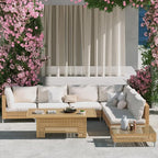 Grand patio 8-Piece Wicker Patio Furniture Set - Image 2