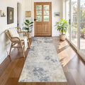 UERMEI 3x8 Washable Runner Rug for Hallway, Non Slip Low Pile Kitchen Carpet by UERMEI