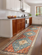 SERISSA 2'6"x12' Washable Non Slip Boho Runner Rug - Image 2