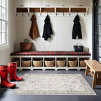 Boho 3x6 Large Bathroom Rug - Image 3
