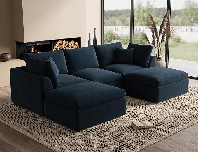 ohllob 110" Cloud Sectional Couches by Ohllob