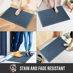 Sturdy Front Door Mat, Absorbent Muddy Dirt Resist Welcome Door Mats Outdoor - Image 4