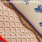 MAXYOYO Bohemian Retro Floor Mattress Vintage Floral Japanese Futon Mattress - Image 7
