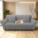 Loveseat Slipcover with 2 Pillow Cover - Image 7