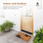 Coir Welcome Mat, Hi-Bye Cat, 24 x 36 in | 100% Natural Coir, Anti-Shedding - Image 4