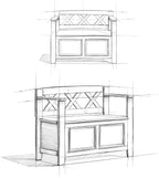 SIMPLIHOME Amherst Entryway Storage Bench - Image 13