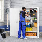 Yizosh Metal Storage Cabinet - Image 2
