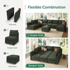 HONBAY Modular Sectional Sleeper Sofa - Image 5