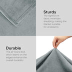 Utopia Bedding Soft Fleece Bed Blanket Queen Size Ash Grey | Microfiber Plush - Image 5