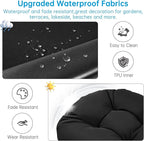 Adirondack Chair Cushion Waterproof Rocking Chair Cushion, Tufted High Back - Image 2