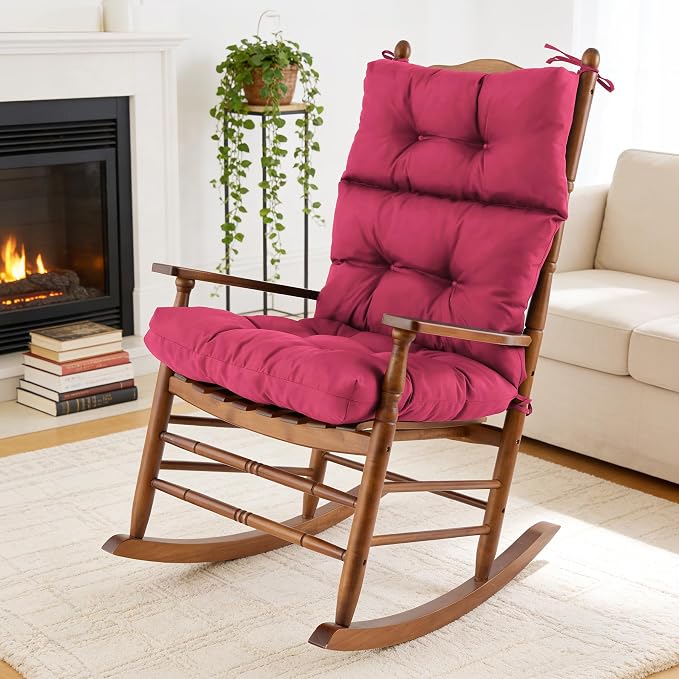 Rocking Chair Cushion, Waterproof and Fade-Resistant Adirondack Rocker Cushions by Aegisun