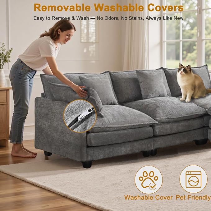 Expandable Modular Sectional Sofa - Image 7