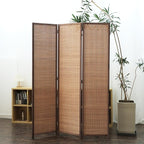 Furnnylane 3 Panel Bamboo Room Divider by Furnnylane