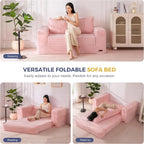 MAXYOYO Convertible Sofa Bed, 2 in 1 Folding Couch Bed - Image 4