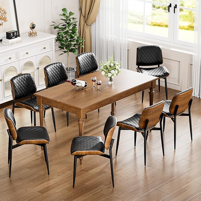 YaFiti Dining Chairs Set of 8, Mid Century Modern Accent Dining Room and by YaFiti