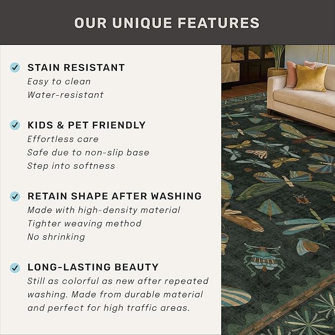 2x3 Entry Way Rugs Indoor - Image 7