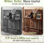 Sturdy Console Table with 98 lb Capacity, Stable Wobble-Free Design - Image 4