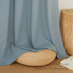 NICETOWN Stone Blue Thick Linen Curtains - Image 7