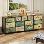 Tohomeor Dresser for Bedroom Chest of Drawers Fabric Dresser for Closet - Image 9