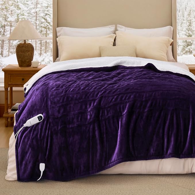 Bedsure Heated Blanket Full Size, Soft Electric Blanket - Image 8