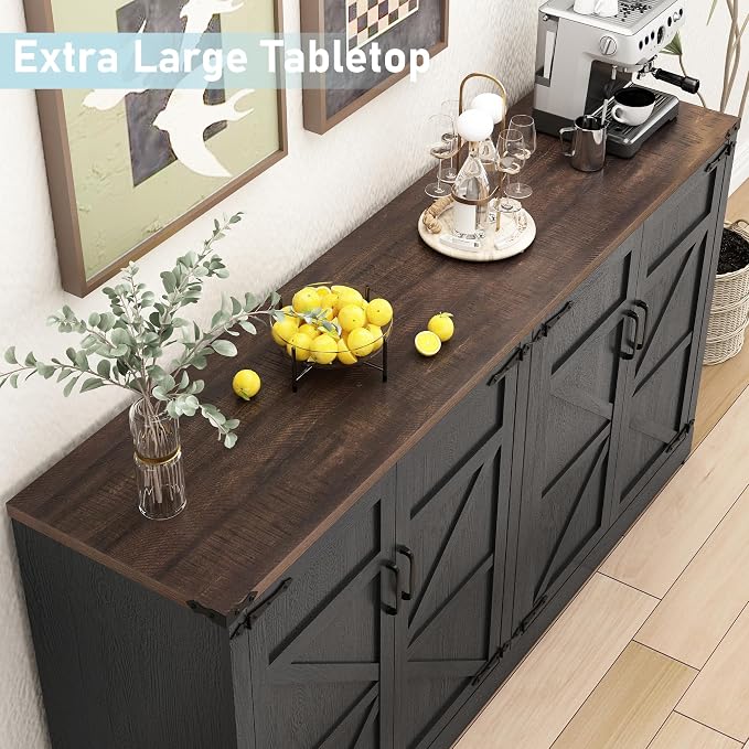 Sideboard Buffet Cabinet with Storage - Image 4